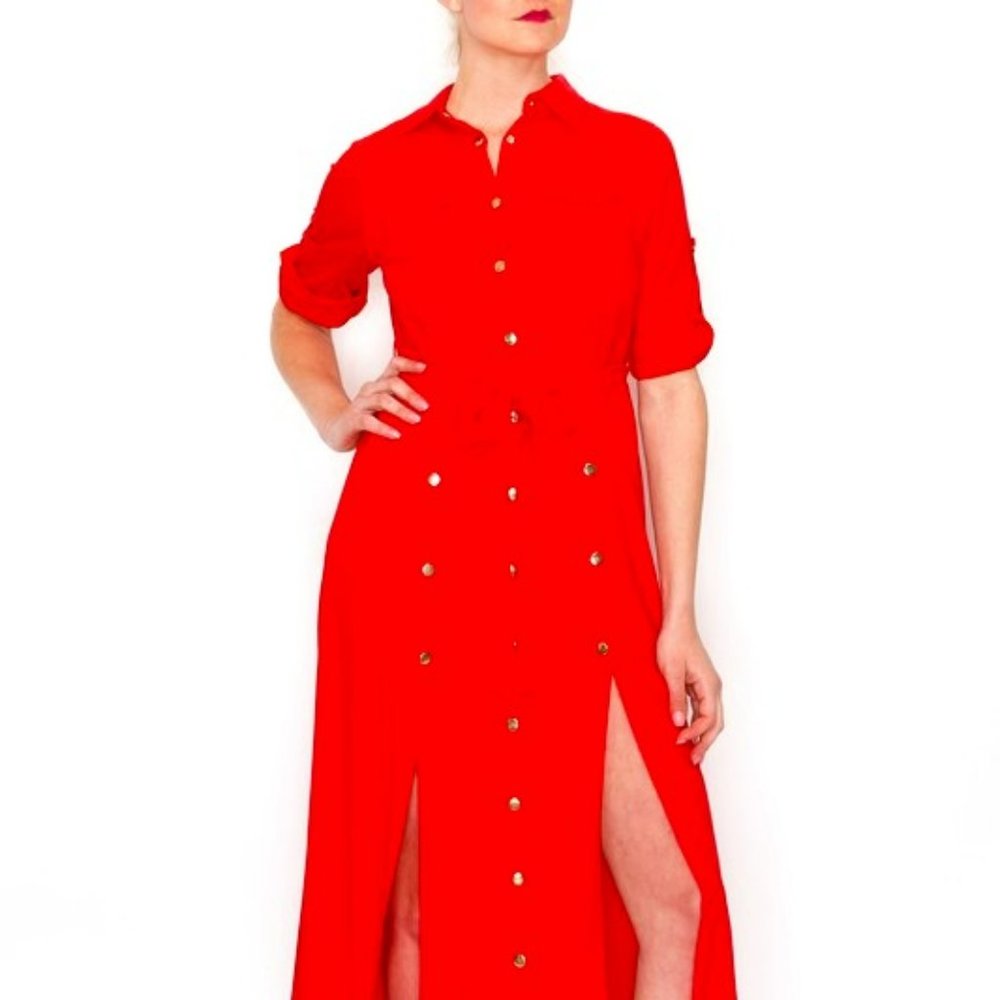 "Snapped" Maxi Dress